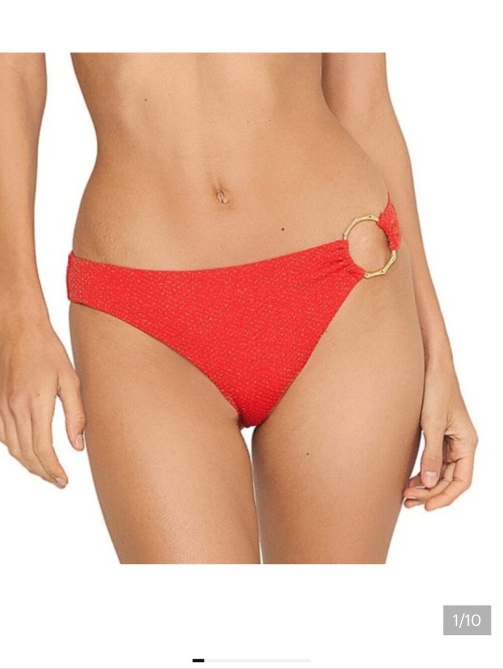 Beach Bunny Red Hally Full Bottom